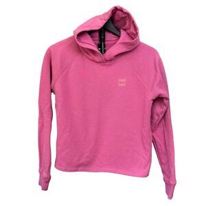 Under Armour Women's XS Bubblegum Pink Cropped Hooded Sweatshirt